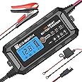 ECO-WORTHY 5Amp 12V Automatic Smart Battery Charger and Maintainer with LCD Display for Lead Acid and Lithium (LiFePO4) Battery
