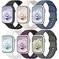 6 Pack Sport Band Compatible with Apple Watch Bands for Women Men