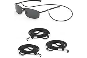 SPORTS WORLD VISION 4PCs Unisex Glasses Strap & Retainer | Premium Non-Slip Chain for Glasses | Durable Glasses Chain for Women & Men for Comfortable Fit (Available in 5 Colors)