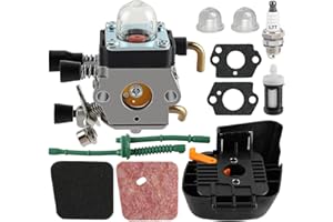 AUTOKAY FS55 FS55R FS45 Carburetor Compatible With Stihl FS38 FS46 FS55C FC55 FC75 FS310 FS45C FS45l FS55R FS74 FS75 FS76 FS80 FS85 HS45 HS75 HS80 HS85 String Trimmer Weed Eater Carb C1Q-S97 C1Q-S186