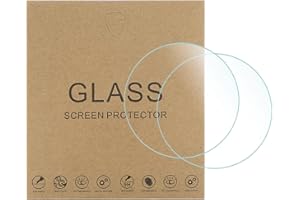sourcing map 5uds Reloj Cristal Pantalla Protectores 38mm HD Templado Vidrio Alto AL Anti-rasguño 9H Dureza 2.5D Alta Definición Antiexplosión Inteligente Reloj Pantalla Protección Película