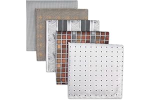 S&W SHLAX&WING Set fazzoletto da taschino assortito da 5 pezzi per giacca