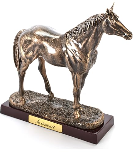 Cavallo sellato in resina dipinta per statue 12