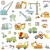 Eurographics Road Vehicles 25x35 Wandsticker, Papier, bunt, 35 x 25 x 0.4 cm
