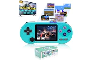 VAOMON Console de Jeu Portable 11000 Jeux – 2023 Nouvelle Console de Jeu Rétro sans Fil Nostalgia Stick Game, SF2000 écran IPS 3,0" Station de Jeu Portable Carte TF 16 Go, Prise en Charge TV et Multilingue