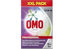 Omo Pro Formula Waspoeder Color, 120 wasbeurten, 8,4kg/doos