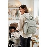 Focux-07 Klinkır Anne Bakım Bebek &Ccedil;antası Anne &Ccedil;antası Sırt &Ccedil;antası A.GRİ