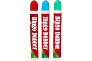 Atlona Tallon Games Bingo Dabber (Pack of 3),White,Pack of 3 19.6 x 9.1 x 1.7 cm; 80 Grams