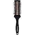 Denman Medium Thermo Ceramic Hourglass Hot Curl Brush, Hair Curling Brush for Blow-Drying, Straightening, Defined Curls, Volume & Root-Lift - Rose Gold & Black (DHH3RRG)