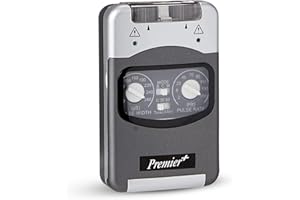 Performance Health 200 Premier Plus Dual Channel TENS Machine – Portable EMS Pain Relief Device with Flip Down Cover – Electrodes Included – Battery Operated