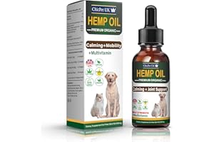 ChicPet UK Hemp Oil for Dogs Cats Pets | Naturally Supports Calming and Mobility | Made in The UK | Organic (50ml)