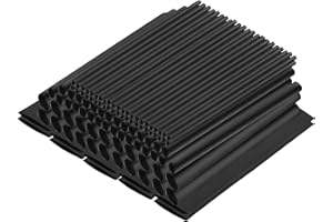 JatilEr Lot de 50 gaines thermorétractables pour isolation électrique, 5 tailles, noir