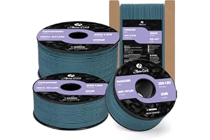 Abma Cord Paracord 2mm x 30M 3 Kärntrådar Nylonrep Typ I Nylonsnöre