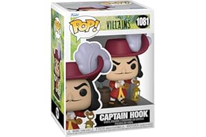 Funko Pop! Disney: Villains - Captain Hook - Disney Villains - Cattivi Disney - Figura in Vinile da Collezione - Idea Regalo - Merchandising Ufficiale - Giocattoli per Bambini e Adulti - Movies Fans