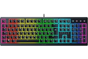 Razer Ornata V3 - Low-profile Mecha-membrane Keyboard with Razer Chroma RGB (Hybrid Mecha-Membrane Switch, Ergonomic Wrist Rest) QWERTY UK Layout | Black
