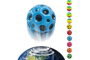 CRGANGZY Astro Jump Ball, Space Ball Moon Ball Galaxy Ball, Planeten Hüpfbälle, Astro Jump Ball, Space Theme Bouncy Balls, Super High Bouncing Ball Spielzeug Geschenk for Kinder
