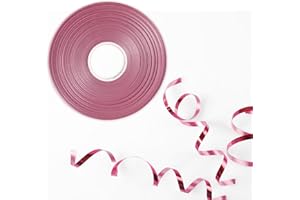 CXRYRZHE 50m Shiny Pink Curling Ribbon for Balloons - Laser Curly Ribbon for Gift Wrapping, Art, Crafts, Wedding, Birthday, Party & Christmas Decorations