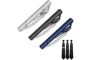 LONGHAO Fermacravatte Classiche,Fermacravatta Slim Uomo,Fermacravatte per Uomo,set Fermacravatta per Matrimonio Aziendale,per San Valentino,Anniversari,Feste