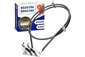 Cirkulärt motstånd för ugn 230 V 2 000 W med originalkod 8026766 8001785 värmeelement för Amica 02297588 02595122 för vad - 1