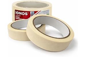 Status IONOS Masking Tape, Pack of 2, 23mm x 20 Metres, Multi-Surface Decorating Tape for DIY and Painting, Clean Removal wit