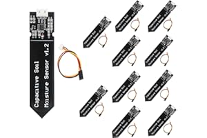 iHaospace Capacitive Soil Moisture Sensor Corrosion Resistant for Arduino Moisture Detection