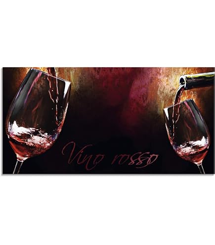 Pixxprint Leinwandbild Monocrome, Wein – 60x40cm, Fertig Gespannt, Wanddekoration Made In Germany