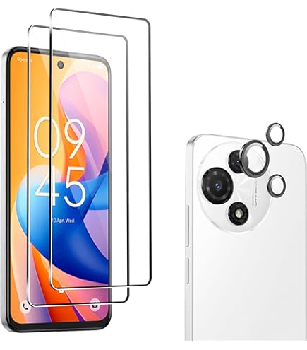 IVoler 3 Pezzi Vetro Temperato Per TCL 403, Pellicola Protettiva Protezione Schermo Anti Graffio, Durezza 9H, Anti-Impronte, HD Chiaro, Senza Bolle - Foto 11