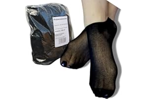 Bentini Probiersocken | Probierstrümpfe | Unisex | Onesize | 500 Stück | 20 den/ 22 dtex | schwarz
