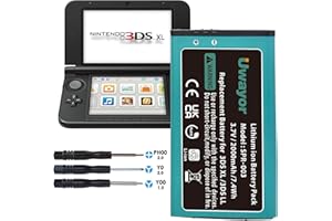 Uwayor 3DS XL Batteria ricaricabile SPR-003 2000 mAh agli ioni di litio per Nintendo 3DS XL New 3DS XL 3DS LL Gamepad Joypad