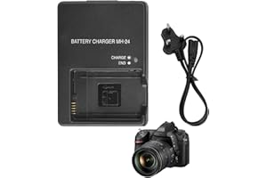 MIIQXX MH-24 Battery Charger for Nikon EN-EL14 EN-EL14A UK Plug Battery Camera Battery Charger for Nikon D3100 D3200 D3300 D3400 D3500 D5100 D5200 D5300 D5500 D5600 P7000 P7100 P7700 P7800 SLR Camera Charger