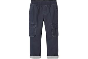 Vertbaudet Jungen Thermo-Cargohose mit Dehnbund, Bundweite verstellbar