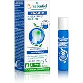 Puressentiel Roll-On Headache with 9 Essential Oils 5ml | For 10 years. Proven effectiveness for pain relief. Fast relief. In