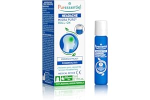 Puressentiel - Bienestar Cotidiano - Roller Anti-Dolor de Cabeza con 9 Aceites Esenciales - Eficacia probada en la reducción del dolor - 5 ml