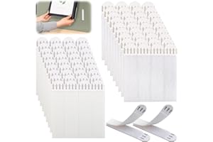 JUGHIGH 36Pairs Picture Hanging Strips 72 Strips 70*16mm Heavy Duty Double Side Hook Loop for Wall Hanging Picture Frame Without Nail Damage Free Adhesive Poster Refill Mounting Stickers Metal Mirror