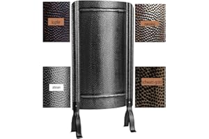 HAUSHALT-KRAUSSE.DE Ofenschirm gehämmert 91x46cm alteisen