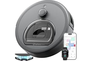 Lefant M330 Robot Aspirateur Laveur 3 en 1, Aspirateur Robot 5000Pa d'Aspiration, Navigation dToF, Cartographie, Zones Virtuelles, Évitement d'obstacles PSD, 150min, Connecté par Alexa/APP/WiFi