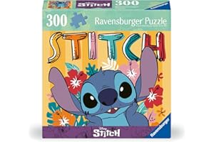 Ravensburger - Stitch | Puzzle 300 Piezas | Puzzle Adultos 27x39cm | Puzzles 300 Piezas | Rompecabezas Niños +14 Años
