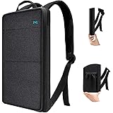 ZINZ Sottile & Espandibile Zaino PC Portatili da 13-14 Pollici e Porta USB,Borsa da Resistente all'Acqua per Uomo e Donna