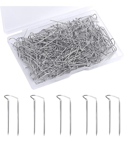 LXUEJIE 200 stuks U-vormige steekspelden, 2,3 cm, dubbele