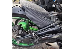 Midimttop Ver&sys650 accessori moto ABS posteriore pneumatico ruota parafango parafango paraspruzzi Replacement for Versys 650 KLE650 2007-2024 2020 2021 2022 2023 2024 (Aspetto fibra carbonio)