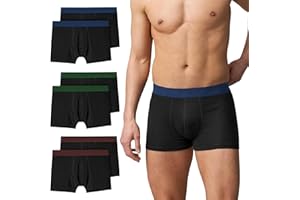 QINCAO Boxershorts Mężczyzny 6-sztukowy zestaw Mężczyzna Bielizna Wnętrzne Spodnie Baumwollretroshorts