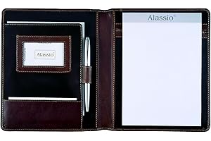 ALASSIO Etui do pisania A5 antyczny brąz