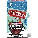 Cupper - Calendario de Adviento Ecológico - Estuche con 24 Bolsitas de Infusiones y Tés - Apto para Consumo Vegano - Incluye 