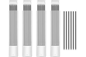 TIANLONG 2.8 mm Pencil Refills for Carpenter Mark Pencils, Solid Deep Hole Mechanical Construction Pencil Replacements, Pencil Refills for Woodworking Scriber Marking Architect Drawing. (24)