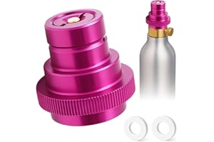 Druuzyl Adaptateur Rapide CO2 pour SodaStream Duo, Recharge Gazéifiée TR21-4, Compatible avec Machines à Soda (Rose) - Connexion Facile & Filetage Trapézoïdal