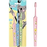 TePe Mini Extra Soft - Set de 3 cepillos de dientes, Cepillo de dientes extra suaves para beb&eacute;s y ni&ntilde;os peque&ntilde;os de 0 a 3 a&ntilde;o