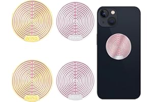 ARROMI 4 Stück Strahlenschutz Handy, Strahlenschützer, Handystrahlung Blockieren, Strahlenschutz Handy Aufkleber, für Telefon Laptop Tablet-Computer und Alle Elektronischen Geräte