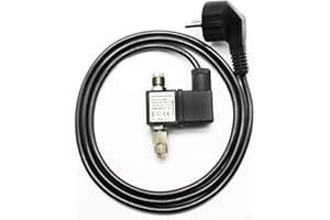 Bavaria Fluid Systems Valvola magnetica CO2/spegnimento notturno per acquari, cavo lungo | Made in Germany