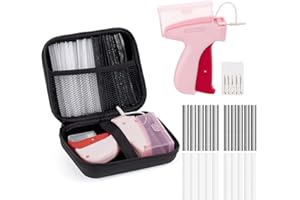 JOJOSEE Stitchy Quick Clothing Fixer, Micro Stitch Gun for Clothes, Mini Portable Stitch Gun for Clothes, Handheld Tagging Gun for Clothing, Quick Stitch Gun with 4000 Pcs Glue Needle & 5 Needles