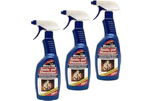 PREISJUBEL 3 x 750ml Elsterglanz Kamin & Ofen Glasreiniger Kaminglasreiniger Ofenglasreiniger, Kaminofenreiniger